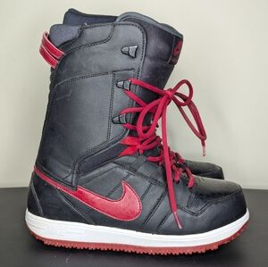 Nike Men's Vapen Snowboard Boots 447125-001 Black Red White Size 10.5